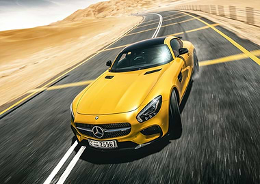 Mercedes Benz Yellow