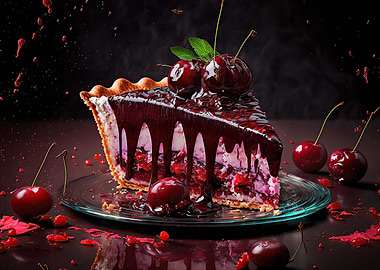cherry cheesecake