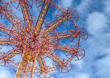 Coney Island Parachute Sky