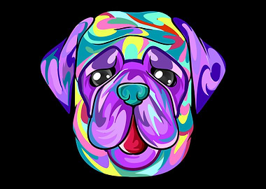 Mastiff Colorful
