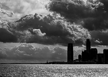 Dark Sky New York Harbor