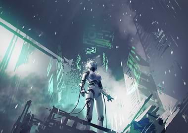 Fantasy future robot