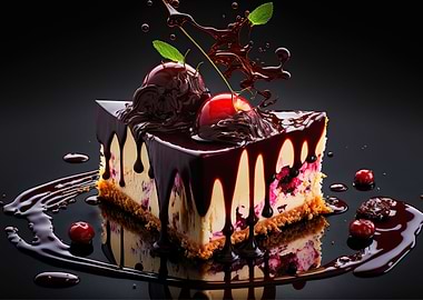 cherry cheesecake