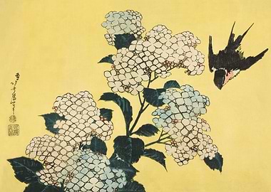 Katsushika Hokusai Flowers