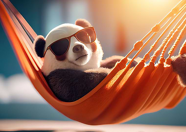 Panda chilling