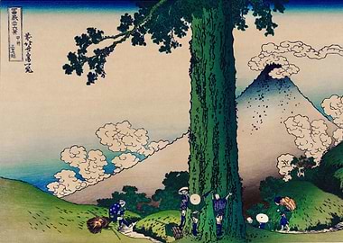 Katsushika Hokusai Mishima
