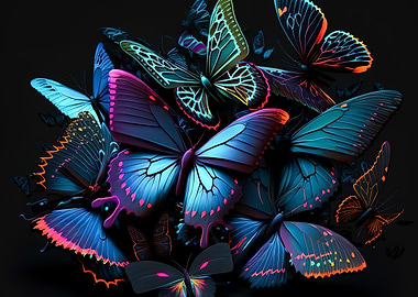 Tropics Of Blue Butterfly