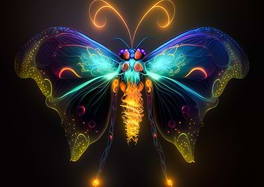 Tropics Of Blue Butterfly