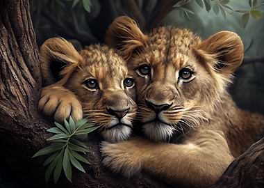 Lion cubs
