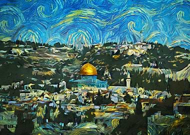 Jerusalem Wall Painted