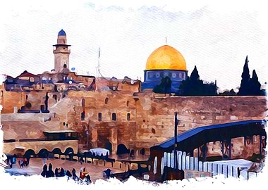 Jerusalem Wall Painted