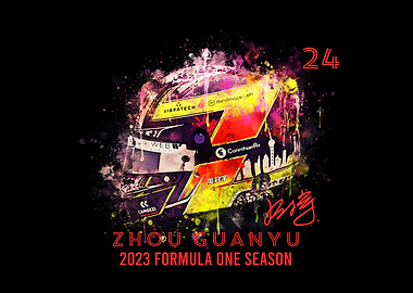 Zhou Guanyu Helmet 2023
