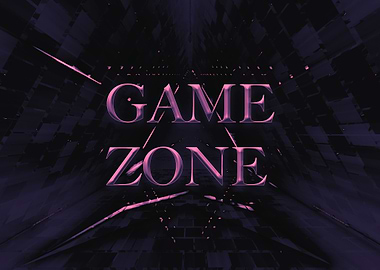 Game zone 3d cyber neon