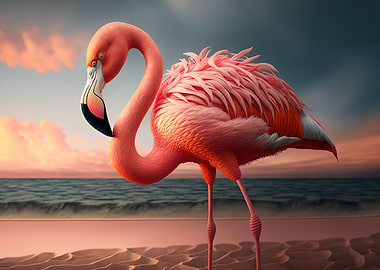 pink flamingo