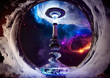 Blurry Galaxy Shisha