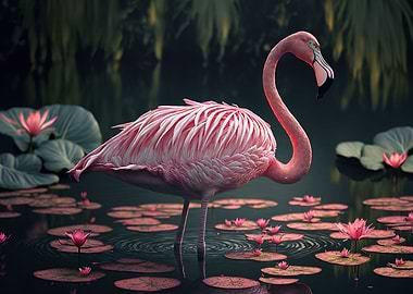 pink flamingo
