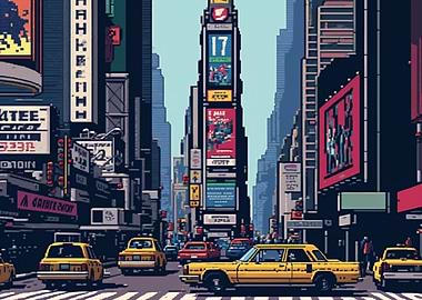 16bit Times Square