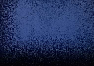 Frosted glass deep blue