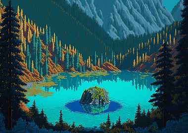 16bit Jiuzhaigou in China