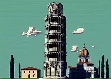 16bit Pisa Tower