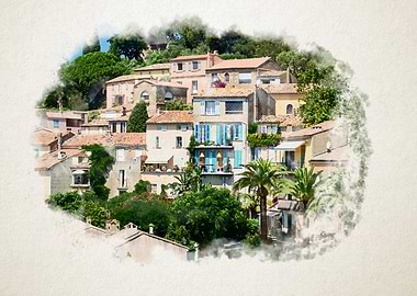 view on Bormes les Mimosas