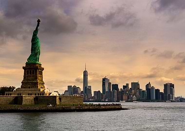 Statue of Liberty Skyline