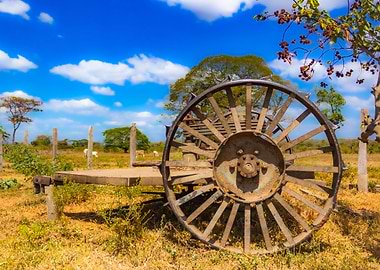 OLD rusty wheel