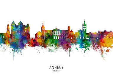 Annecy Skyline France