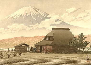 Kawase Hasui Mount Fuji