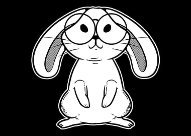 Rabbit with Glasses Zookee