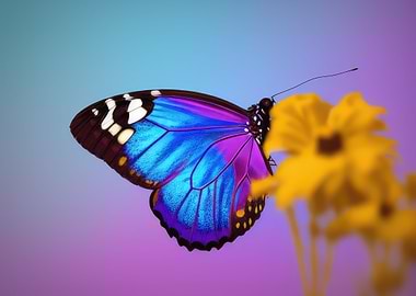 A colorful butterfly