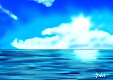 Sea Painting Landscape