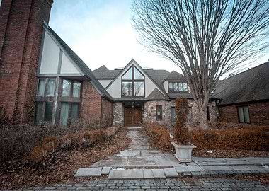 Abandoned tepee manor