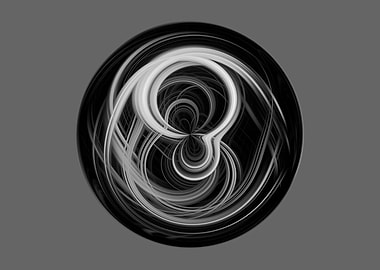 Black and white abstract