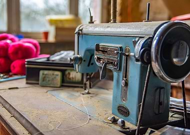 Antique sewing