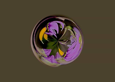 Purple nightshade orb art