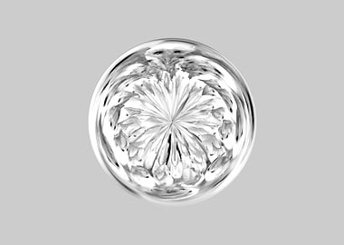 Gray abstract botanical