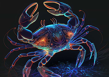 Crab neon