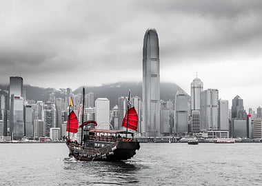 Hong Kong Skyline Panorama