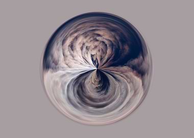 Abstract cloudscape art