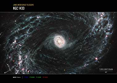 Spiral Galaxy Frame
