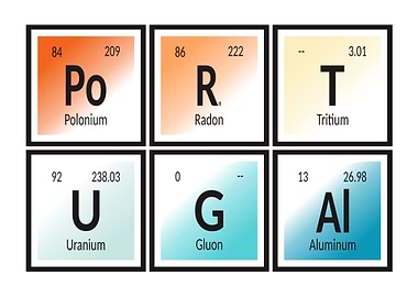 Portugal Periodic Table