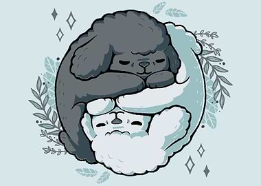 Yin Yang Poodle
