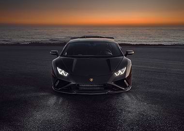 black lamborghini