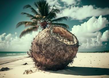 Coconut on the Beach