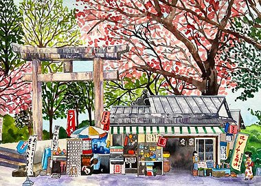 Cherry blossom in the city