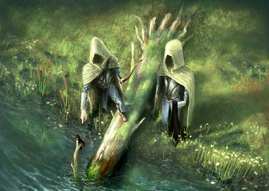 Cloak torn along the River