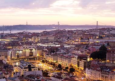 Lisbon Portugal Sunset