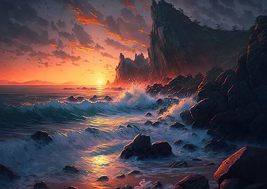 Coastal landscape nature