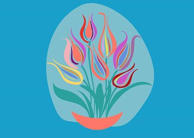 Tulips Colorful Flowers